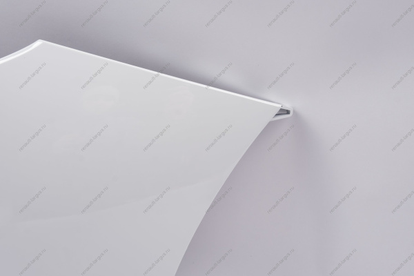 Накладка переднего бампера левая без отвер. под датчик слепой зоны в цвет 221 Ледниковый (белый) LADA Vesta SW Cross NG Lada