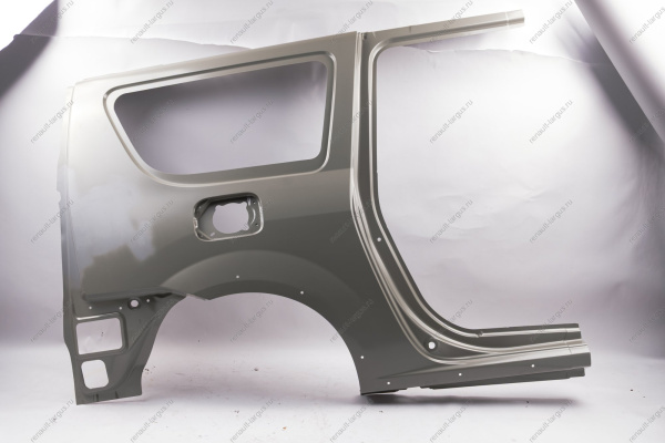 Боковина кузова задняя правая (заднее крыло + порог) (катафорезный грунт) LARGUS Cross Lada