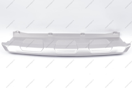 Накладка LADA Largus Cross (FL) NEW переднего бампера центральная (цвет серебристый) Lada