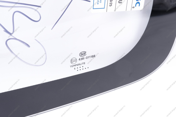 Стекло двери задка LADA Largus/Лада Ларгус правое бесцветн.( AGC) Lada