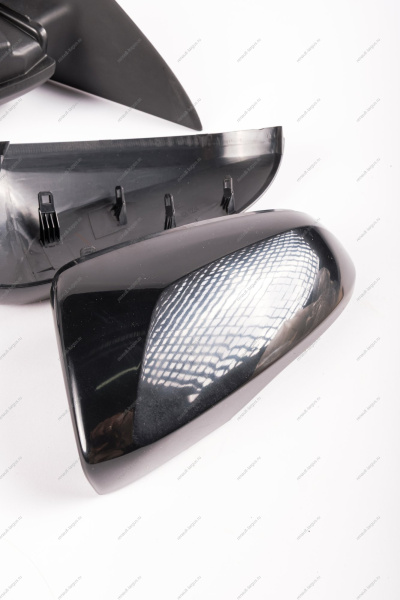 Зеркало LADA Vesta левое+ правое в сборе с накладкой под покраску электропривод , обогрев с повторит поворота(белые) в стиле Лексус к-т( MIRR