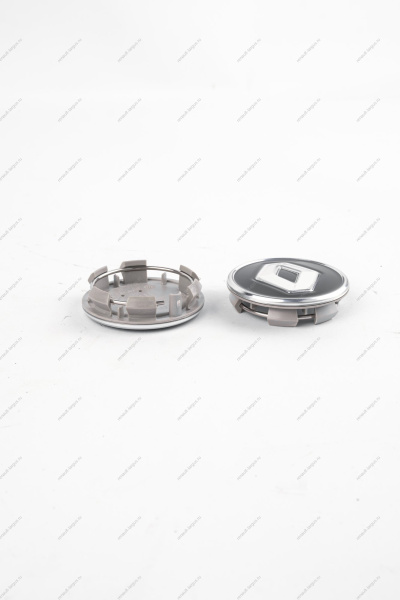 Колпак колеса ,RENAULT, (глянцевый черный с металлическим ободком) Renault