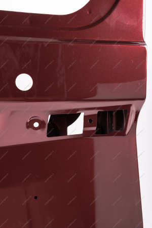 Дверь задка левая (под стекло) LADA Largus/Лада Ларгус крашеная 191 Венера (Красный) GAMMA