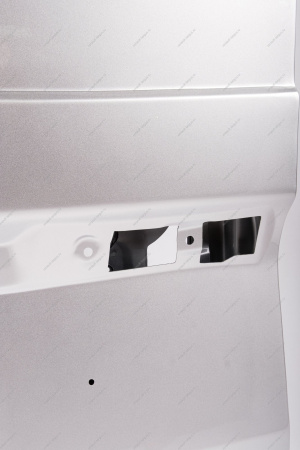 Дверь задка левая (глухая) LADA Largus/Лада Ларгус крашеная 691 Платина (Серебристый) с отв. под стекло очиститель GAMMA