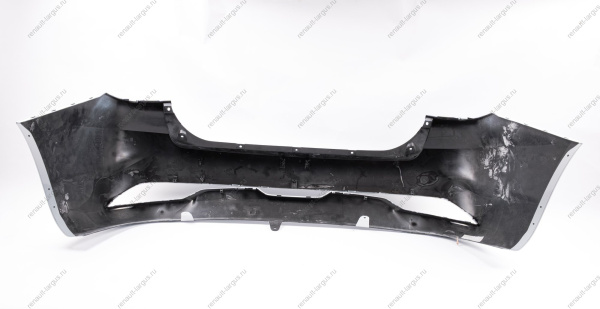 Бампер задний без отверстий под датчики системы парковки в цвет 221 Ледниковый (белый) LADA Vesta FL Lada