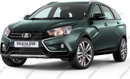 Дверь LADA Vesta SW Cross передняя левая крашеная 608 Плутон ( серый) АвтоВАЗ