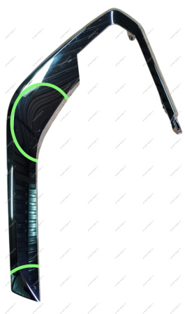 РОЗНИЦА Молдинг новый 3 LADA Vesta FL переднего бампера нижний левый (хром) ( Две царапинки) Lada