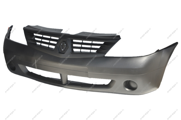 Бампер передний RENAULT Logan/Рено Логан до 2010 г под покраску без птф 6001551338 API