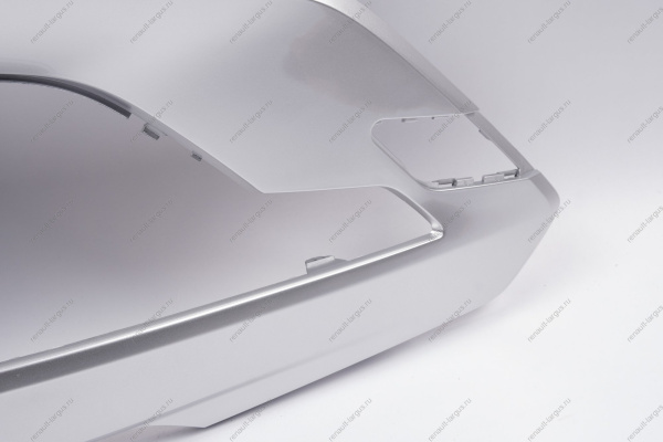 Накладка переднего бампера левая без отвер. под датчик слепой зоны в цвет 691 Платина (Серебристый) LADA Vesta SW Cross NG Lada