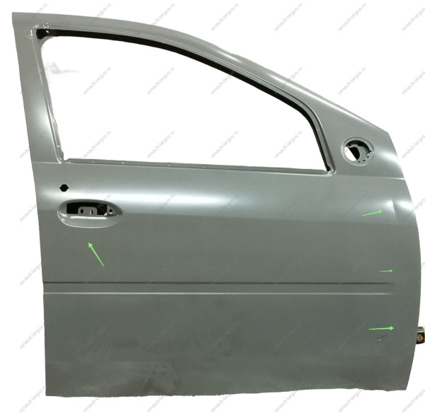 УЦЕНКА Дверь новая LADA Largus (FL) NEW передняя правая без молдинга, без отв.под личинку ( Грубое замятие, несколько тычков ) Lada