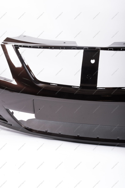 Бампер передний LADA Largus/Лада Ларгус КРАШЕНЫЙ 283 Кашемир (Корич.) без заглушки под буксировочный крюк Lada