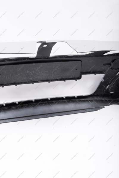 Бампер передний LADA Largus/Лада Ларгус крашеный 691 Платина (Серебристый) без заглушки под букс. крюк Lada