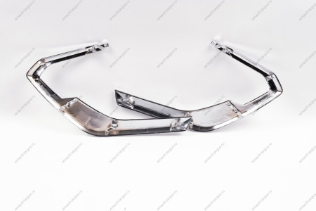 Молдинг переднего бампера к-т 4шт (хром) LADA Vesta FL Россия