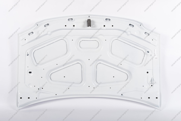 Капот LADA Largus/Лада Ларгус крашеный 221 Ледниковый (Белый) с герметиком, герметик только по шву Начало