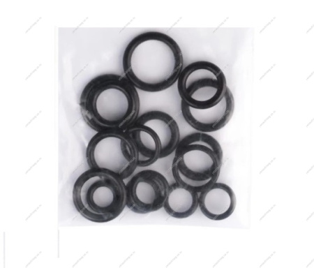 Комплект колец уплотнительных для подключения радиатора кондиц. (универс., 16 шт.) Luzar