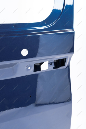 Дверь задка левая (под стекло) LADA Largus/Лада Ларгус крашеная 424 Дипломат (Синий) GAMMA