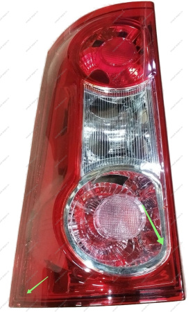 Корпус фонаря LADA Largus/Лада Ларгус задний левый 6001549107 Gamma