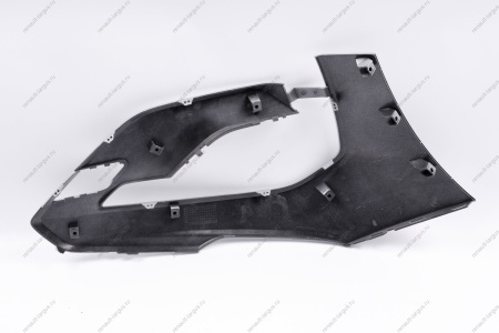 Накладка переднего бампера левая без отвер. под датчик слепой зоны в цвет 691 Платина (Серебристый) LADA Vesta SW Cross NG Lada